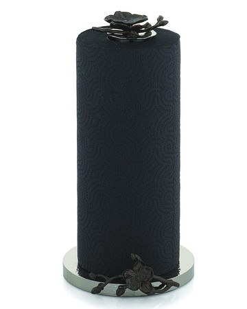 Black Orchid Paper Towel Holder