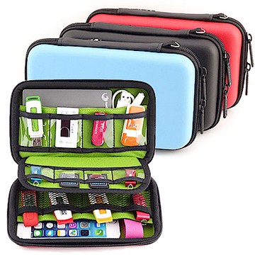 3C相關用品3C隨身包移動電源硬碟保護套手機耳機包收納包U45一入