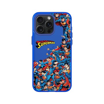 iPhone 15 Pro Max Clear 激光藍 - Superman - Superman-氪星戰隊