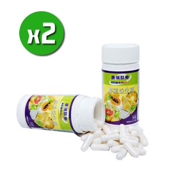【康瑞肽樂】酵素益生菌x2瓶(60顆/瓶)添加多種酵素外食族好選擇