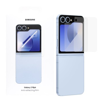 Samsung Galaxy Z Flip6 原廠抗反光螢幕保護貼 -內附 2片保貼 (EF-UF741)