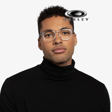 【OAKLEY】奧克利 PITCHMAN R A 亞洲版 時尚圓框光學眼鏡 薄鋼鏡臂 OX8105F 03 透明 公司貨