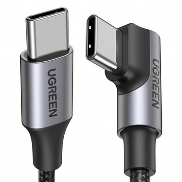 UGREEN 綠聯 100W 5A快充電線/傳輸線 Type-C對Type-C  2m  黑色  1個