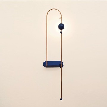 北歐簡約后現代客廳壁燈磁吸開關臥室輕奢藝術創意電視背景裝飾燈