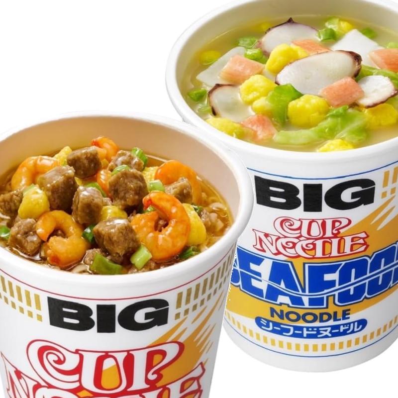 日清　カップヌードル　BIG(ビッグ)　組み合わせ選べる2ケース(計24個)　　カップ麺　ラーメン『送料無料(沖縄・離島除く)』