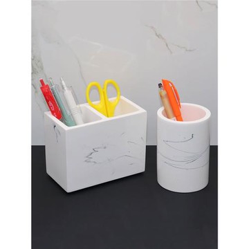 北歐筆架收納筆筒學生辦公室桌面筆桶收納盒時尚多功能筆座收納架