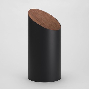 MOHEIM｜SWING BIN 黑色 胡桃木垃圾桶