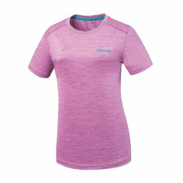 【【蘋果戶外】】山林 51P08 93 紫羅蘭 女 膠原蛋白圓領 短袖上衣 抗UV 吸濕排汗 透氣 快乾 輕量 春夏 Mountneer