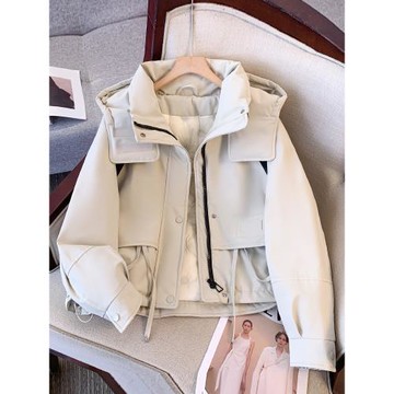 羽絨派克服女款2026新款冬季今年流行爆款小個子巨好看的工裝外套