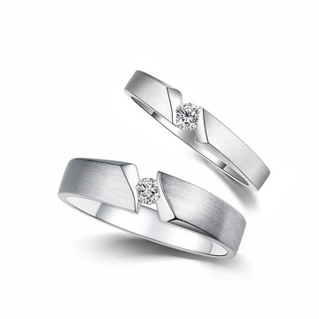 愛撒嬌 結婚對戒 鑽石戒指