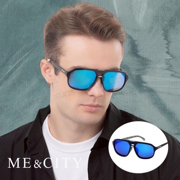 【SUNS】ME&CITY 韓版飛行員偏光太陽眼鏡 抗UV400(ME1107 F01)