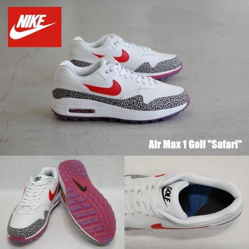 Nike Air Max 1 G Nrg White Habanero Red Cement Grey ナイキ エア マックス 1 G Nrg 白 赤 灰 ホワイト レッド サファリ Safari Golf ゴルフ Usa 海外 限定 通販 Lineポイント最大0 5 Get Lineショッピング