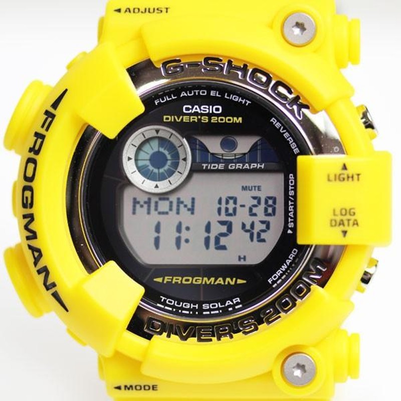 CASIO カシオ G-SHOCK ジーショック FROGMAN フロッグマン GF-8250-9JF クオーツ イエロー/中古/極美品/あすつく/MT2134  | LINEブランドカタログ