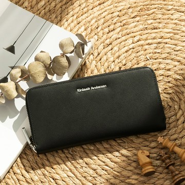 【Kinloch Anderson】Vernonn 拉鍊式長夾-沉曜黑