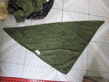 軍迷用品 俄羅斯數碼迷彩頭巾/俄羅斯數碼三角巾/迷彩三角巾1入