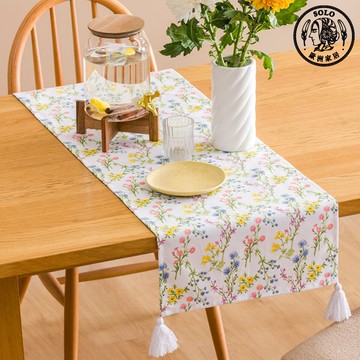【SOLO歐洲家居】LCW Home 40x120cm 繽紛田園花卉餐墊 桌旗 桌布