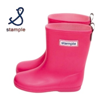 stample日本製 兒童雨鞋No.75005-粉色 / 26