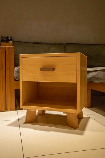 【非木不可】實木暗抽收納櫃