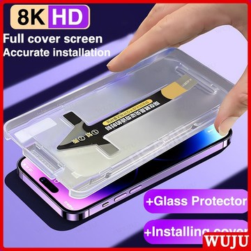蘋果玻璃貼 熒幕保護貼 iPhone 16 15 14 pro max 11 13 14 XR Plus 貼膜神器+膜