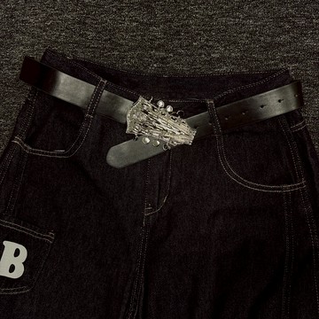 ☆LimeLight☆ 吉他 造型 個性必備 皮帶女生 Y2K 皮帶男生 腰帶 皮帶 Y2K皮帶 女皮帶 BEL-028