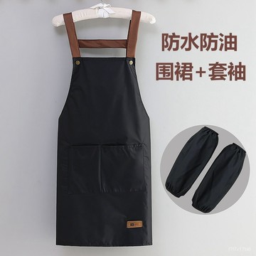 2024【優選】日系圍裙防水防油男女款廚房做飯圍腰純色簡約 工作圍裙 烘焙 圍裙 手沖咖啡圍裙 防潑水圍裙 工業風圍裙