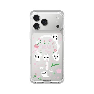 iPhone 17 Pro Max ClearX (MagSafe 兼容) 晶透白 - 爽爽貓 Song Song Meow by SECOND - Dear