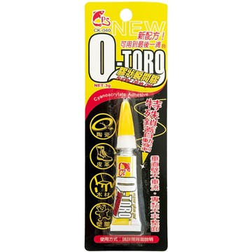 O-TORO膠狀瞬間膠/CK-040/3g