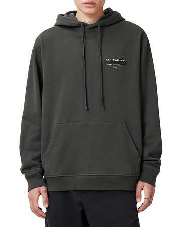 Allsaints Redact Cotton Relaxed Fit Hoodie