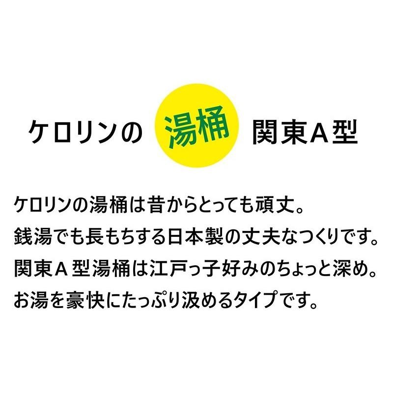 洗面器 ケロリン 湯桶 手桶 ケロリン桶 やや深め 関東 Ａ型 風呂桶 銭湯 温泉 お風呂 ギフト 内外製薬 | LINEブランドカタログ