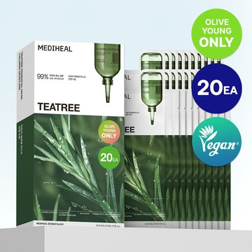 MEDIHEAL Tea Tree Essential Mask Sheet Calming Moisture 20ea