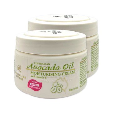 (2罐超值組)澳洲G&M澳芝曼-潤澤修護肌膚維他命E綿羊油保養乳霜250g/罐-酪梨油(褐綠標)(身體萬用滋潤精華乳,滋養皮膚光澤,全膚質適用)