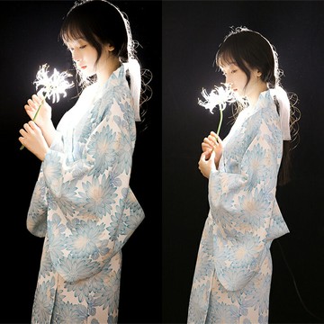 雀可愛和服女正裝傳統櫻花學生日式寫真女溫柔文藝復古主題拍照服