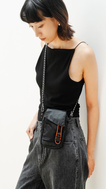 拼接快扣手機包｜HOOK All weather phone push  (背帶可選色) 三色售