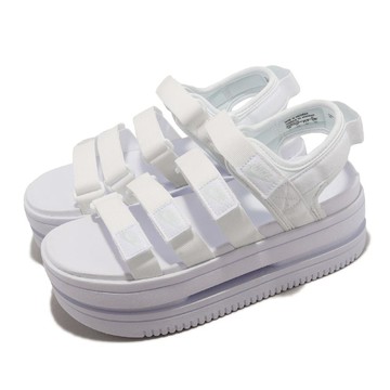 涼鞋 Wmns Icon Classic Sandal 女鞋 白 厚底 增高 魔鬼氈 雙層 休閒鞋 DH0223-100