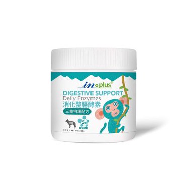 【IN-Plus】消化整腸酵素 三重呵護配方280g/瓶(全齡犬/寵物酵素/狗益生菌/狗腸胃保健/寵物保健)