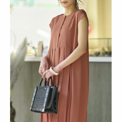 プリーツ切替ロングワンピース レディース テラ 通販 Lineポイント最大get Lineショッピング