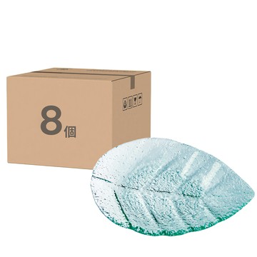 Natura Clio 柳葉盤  透明色  8個  140 x 98mm