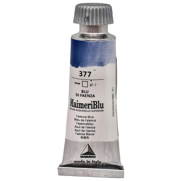 MaIMeRI 美利 管狀水彩 S2 377 FAIENCE BLUE彩陶藍  12ml  1色