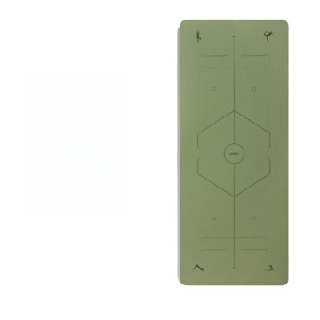 瑜珈用品 瑜伽墊 健身墊 家用健身墊 減震靜音瑜伽墊 加厚無味墊子 雙層軟硬瑜伽墊185x68cm*8mm