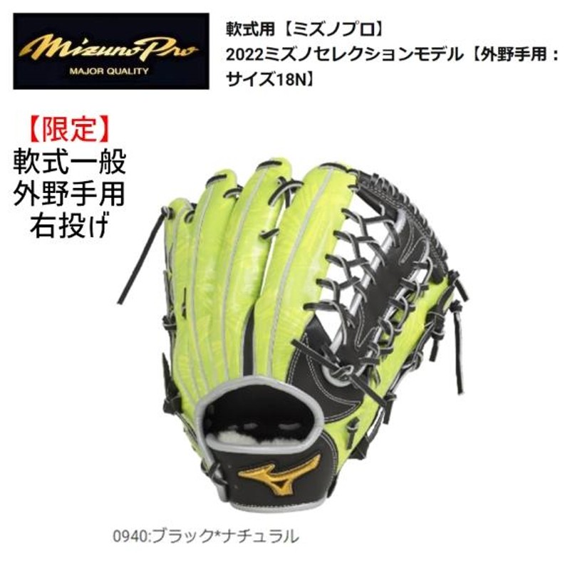 ミズノプロ 軟式 外野手用 （クーポン対象外】 野球 一般軟式