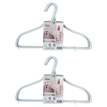 YOYOKI 特粗護肩衣架5個組 40cm  2個  顏色隨機