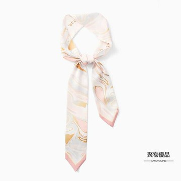 絲巾小長條女領帶綁包包飄帶小領巾腰帶發帶【聚物優品】