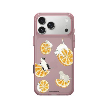 iPhone 17 Pro Max Clear (相機按鈕) 晶醺玫 - TOCOROCOMUGI - 橙香貓
