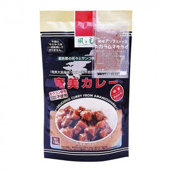 （代引不可）風と光 奄美カレー 中辛 180g×24