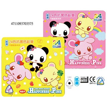 【文具通】利百代24色抗菌色鉛筆CC-074 A1340224【APP滿額下單10%點數(單一帳號最高1000點)】4/30止