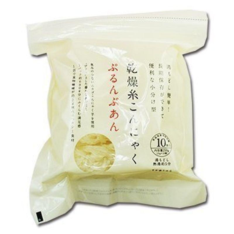 乾燥糸こんにゃく ぷるんぷあん 25ｇ×10個入×4セット