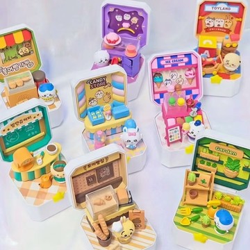 CHIIKAWA吉伊卡哇 韓國限定 單盒入 咖啡廳 甜點店 商店模型盲盒