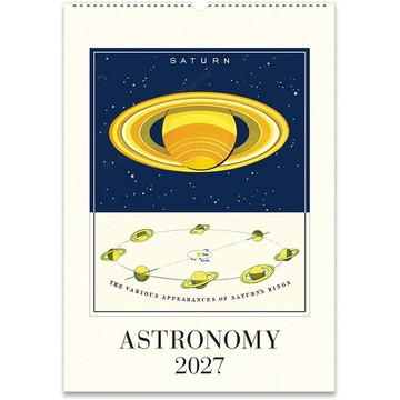Cavallini & Co.  2027 年曆/掛曆_Astronomy_CAL27-41