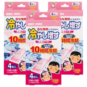 KOKUBO 小久保工業所 退熱貼 5*12cm 蜜桃清香  4入  3盒