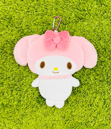 【震撼精品百貨】My Melody 美樂蒂~日本SANRIO三麗鷗 美樂蒂收納包 造型包附鎖圈-站立*14112